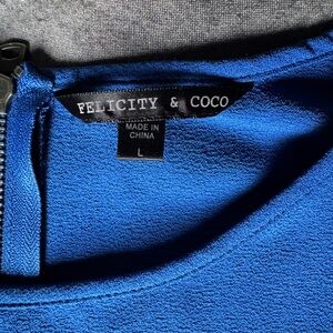 Felicity & Coco Vibrant Blue Top